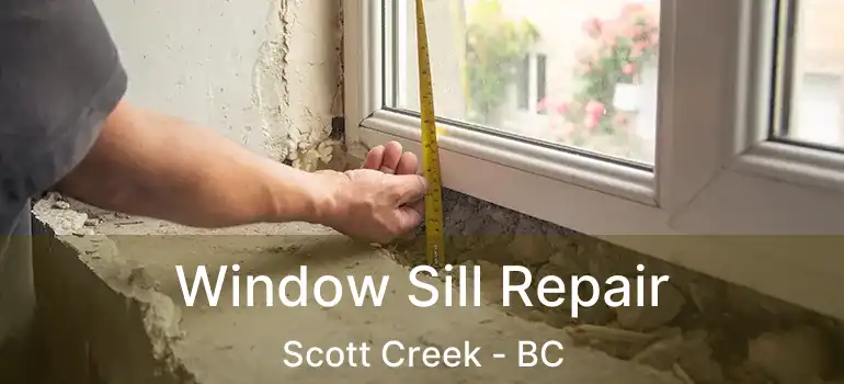  Window Sill Repair Scott Creek - BC
