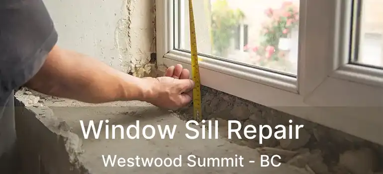  Window Sill Repair Westwood Summit - BC