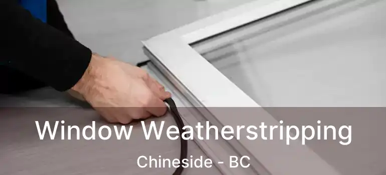  Window Weatherstripping Chineside - BC