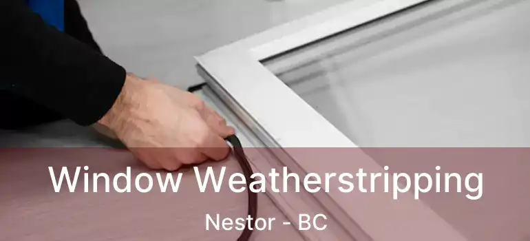  Window Weatherstripping Nestor - BC