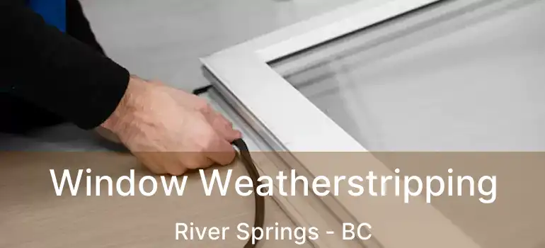  Window Weatherstripping River Springs - BC