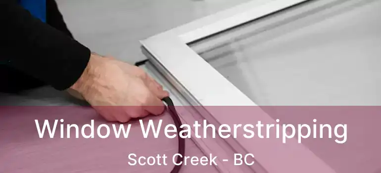  Window Weatherstripping Scott Creek - BC