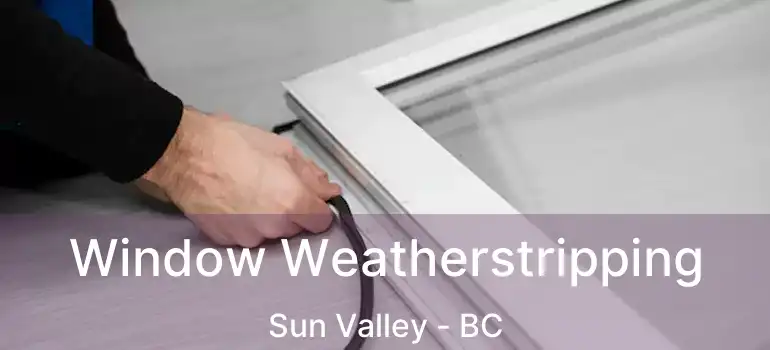  Window Weatherstripping Sun Valley - BC