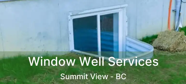  Window Well Services Summit View - BC