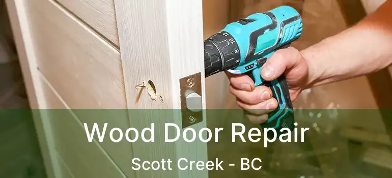  Wood Door Repair Scott Creek - BC